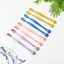 2-in-1 Tooth Brush with Tongue Scraper, Soft Bristle & Long Handle (8Pcs) Soft Toothbrush - dailyneed.life