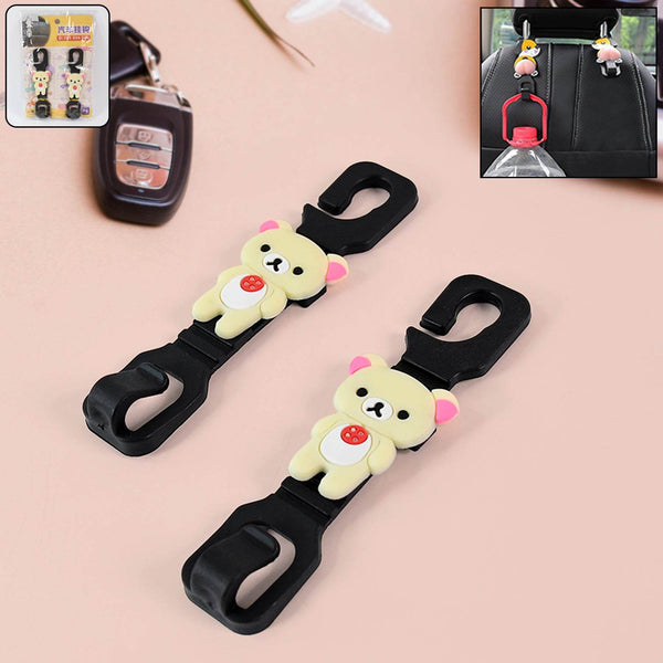 Multi-Purpose Car Seat Headrest Hooks (Mix Design / 2 Pc Set) - dailyneed.life