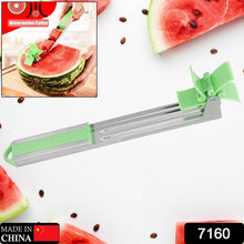 Stainless Steel Washable Watermelon Cutter – Windmill Slicer & Peeler - dailyneed.life