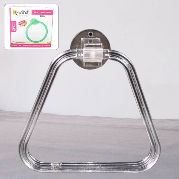 Unbreakable ABS Square Towel Ring Wall Mounted Stand / Holder (1 Pc) - dailyneed.life