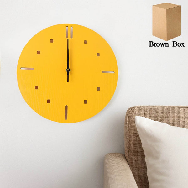 Modern Round Wall Clock Stylish and Silent Non-Ticking Decorative Timepiece (1 Pc) - dailyneed.life