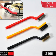3-Piece Mini Wire Brush Set: Tackle Tough Cleaning Jobs (Multi-Material) - dailyneed.life