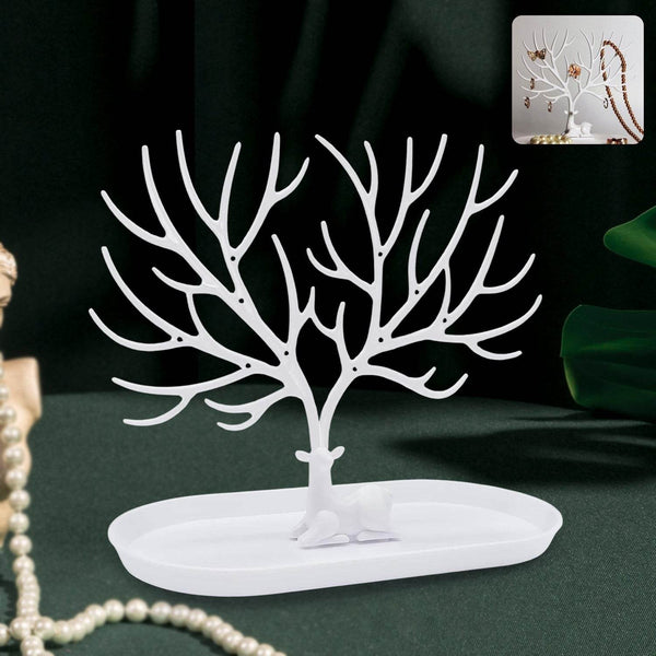 Deer Antlers Jewellery Holder Deer Tree Jewellery Tower Stand (1 Pc) - dailyneed.life