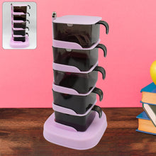 Rotating Spice Jars Vertical Rotatable Seasoning Box 5 Section / Tier With 5 Spoon (1 Set) - dailyneed.life