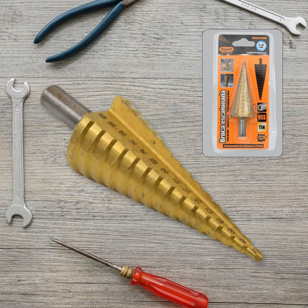 Step Drill Bit For Metal, High-Speed Steel Step Drill Bit (1 Pc / 4-32 MM) - dailyneed.life