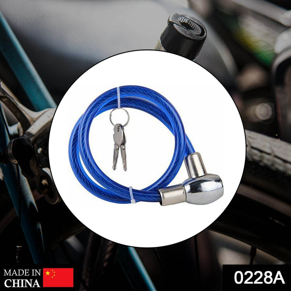 Multipurpose Cable Lock for Bike, Luggage, Steel Keylock, Anti-Theft - dailyneed.life