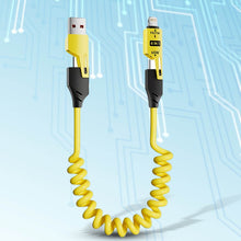 4 in 1 Spring Fast Charging Cable (1 Pc / 1.5 Mtr Long) - dailyneed.life