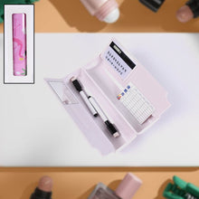 8 in 1 Compass Box, Geometry Box 2 Compartment, Pencil Box with 1 Calculator, 1 Mirror, 2 in 1 Marker Pen - dailyneed.life
