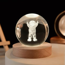 Moon 3D Crystal Ball Lamps with Base For Bedroom 3D Lamps (1 Pc) - dailyneed.life