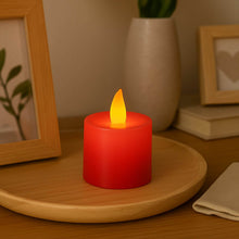 Electrical Candles Diya LED Tea Light, Diwali(1 Pc / Red) - dailyneed.life
