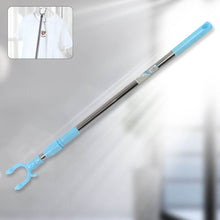 Stainless Steel Telescopic Pole Clothes Hooks Hanger (1 Pc / 1 Mtr.) - dailyneed.life