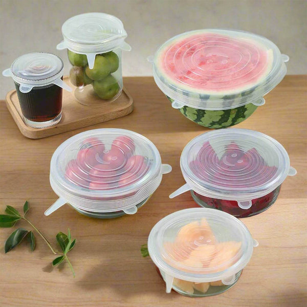 Silicone Food Cover Stretch Lids (6 Pcs Set / 62 Gm) - dailyneed.life