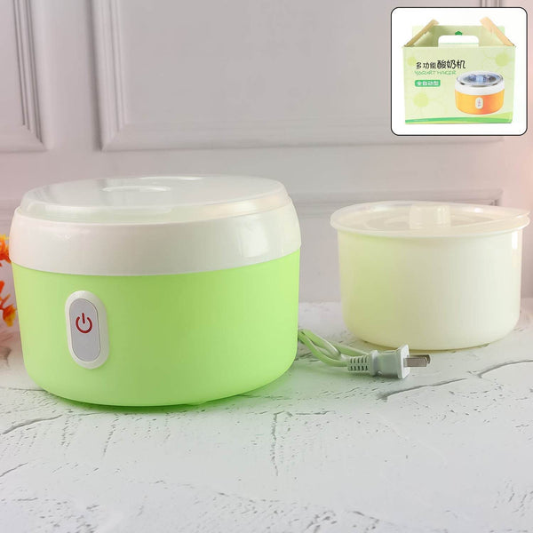 Green Electric Yogurt Maker used in all kinds of household and kitchen places for making yoghurt. - dailyneed.life