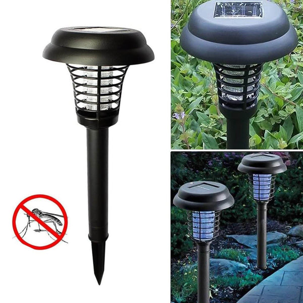 Garden Lighting UV LED Solar Powered LED Mosquito Trap / Bug Zapper (2 Pc) - dailyneed.life