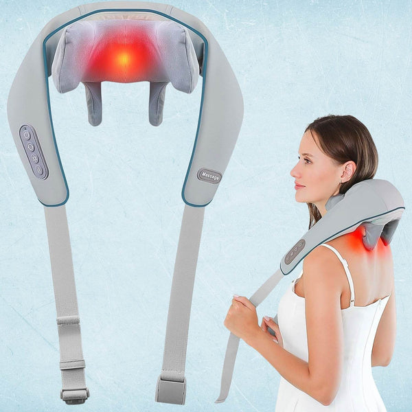 Neck & Shoulder Massagers with Heat, Electric Rechargeable (1 Pc) - dailyneed.life