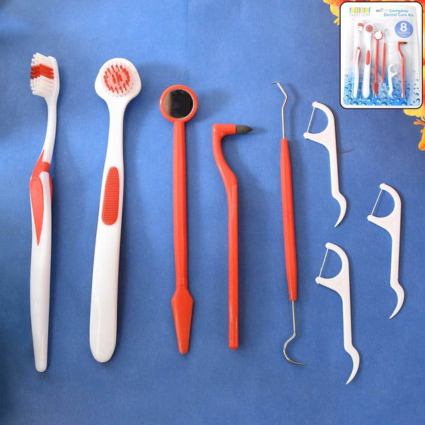 Ergonomically designed anti-slip handles Durable plastic and stainless steel tools Helps remove plaque, tartar, and food particles Ideal for use between dentist visits Travel-friendly and hygienically packaged - dailyneed.life