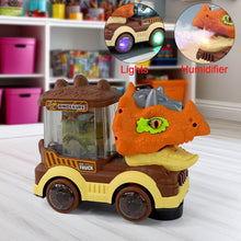 Dinosaur Car Toy with Humidifier Sound and Light (1 Pc) - dailyneed.life