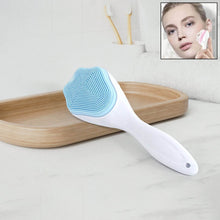 Silicone Face Scrubber Exfoliating Brush, Manual Handheld Facial Cleansing Brush (1 Pc) - dailyneed.life