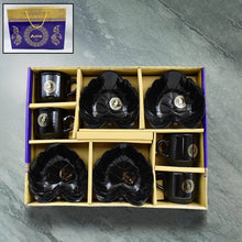 A One Ceramic Tea / cups / Mug Set With Leaf Shape Serving Bowl (8 Pcs set) - dailyneed.life