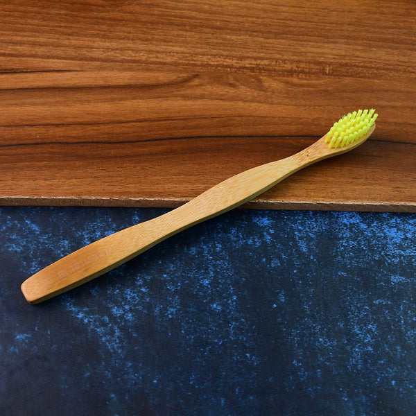 Eco-Friendly Natural Bamboo Toothbrush with Medium Bristles (1 Pc) - dailyneed.life