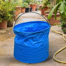 Folding Bucket, Portable, Round Bucket, Simple Bucket, With Handle, Multi-functional, For Outdoor Use, Fishing, Car Washing, Cleaning, Disaster Prevention, Portable, Lightweight, Durable (1 pc / Mix Color) - dailyneed.life