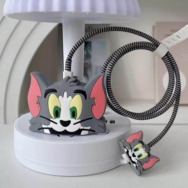 Cartoon Character Silicon Charger Case Cover For iP 18-20W, for iPhone (Mix Design / 1 Pc) - dailyneed.life