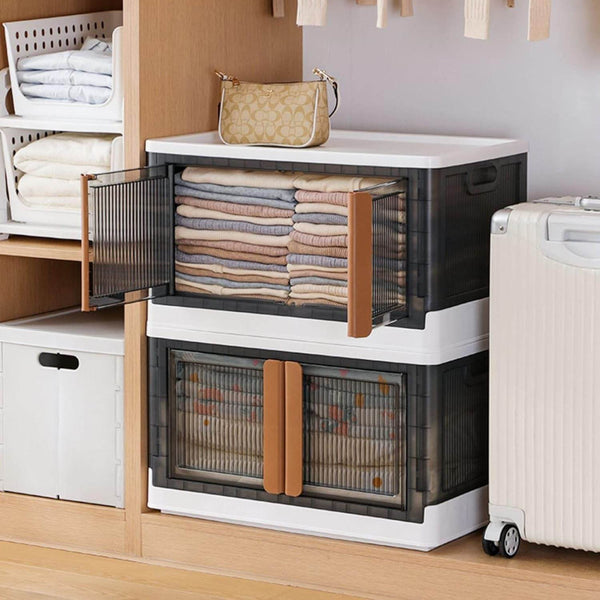 Plastic Folding Wardrobe Storage Organizer (1 Layer / 1 Pc) - dailyneed.life