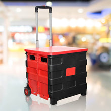 Foldable Shopping Grocery Trolley / Cart Travel Portable Food Basket (1 Pc) - dailyneed.life