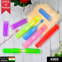 Plastic Toothbrush Covers - 6pc Anti-Bacterial Travel Protectors for Oral Care - dailyneed.life