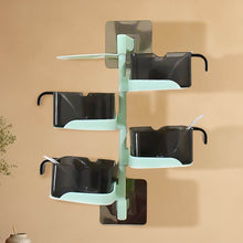 Rotating Spice Jars Vertical Rotatable Seasoning Box 5 Section / Tier With 5 Spoon (1 Set) - dailyneed.life