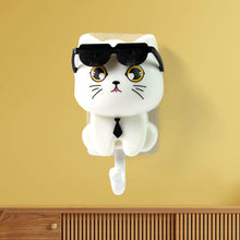 Cat Hook for Wall, Cute Cat Key Hook with Sunglasses (1 Pc) - dailyneed.life