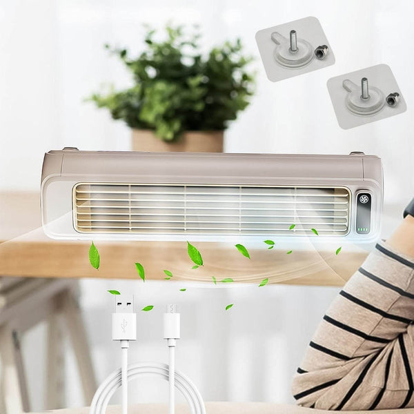 Portable Air Conditioning Cooling Fan (1 Pc / With 2 Pc Adhesive Hook) - dailyneed.life
