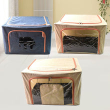 Zippered Closet Storage Box with Lid, With Window (Mix Design & Size / 1 Pc) - dailyneed.life