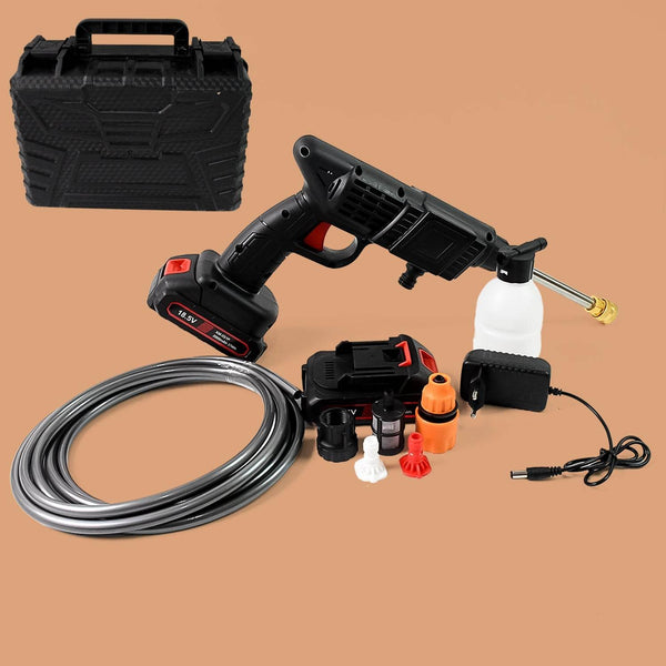 Double Battery 18.5V Rechargeable Electric, Car Washer Gun (1 Set) - dailyneed.life
