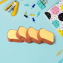 3D Toast Bread Shape Eraser for Kids, Cartoons Erasers Toast Bread Erasers Bread Shaped Eraser for Students, Gift, Cute Fun Food Erasers for School Classroom, Stationery for Boys & Girls (4 Pcs Set) - dailyneed.life
