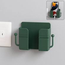 Wall-Mounted Mobile Charging Holder with Dual Hooks (1 Pc) - dailyneed.life