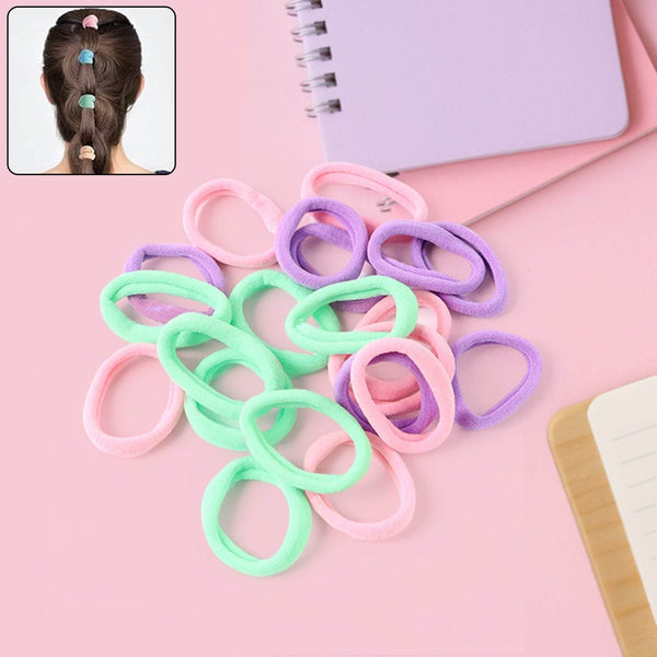 Soft Elastic Hair Bands Set for Girls (24 Pc) - dailyneed.life