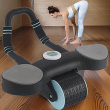 Abdominal Wheel Roller Widened Elbow Support Roller with Timer & Skipping Rope (1 Set) - dailyneed.life
