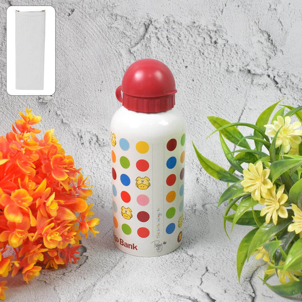 Aluminium, Metal Sports Water Bottle, 1 Pc (Capacity 350 ML Approx) - dailyneed.life