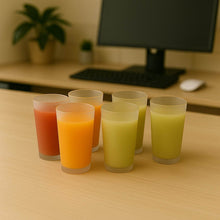 Matt Finish Glass Tumbler Set (approx 300ML & 6 Pc) - dailyneed.life