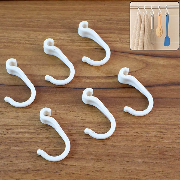 Small Plastic Hooks (6 Pc) - dailyneed.life