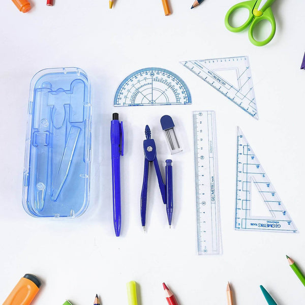 Complete Student Geometry Box Set (9 in 1 / 1 Set) - dailyneed.life