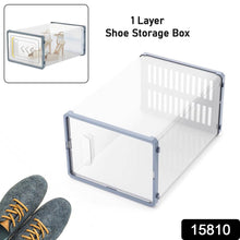 Plastic Stackable Shoe Storage Box (1 Pc) - dailyneed.life