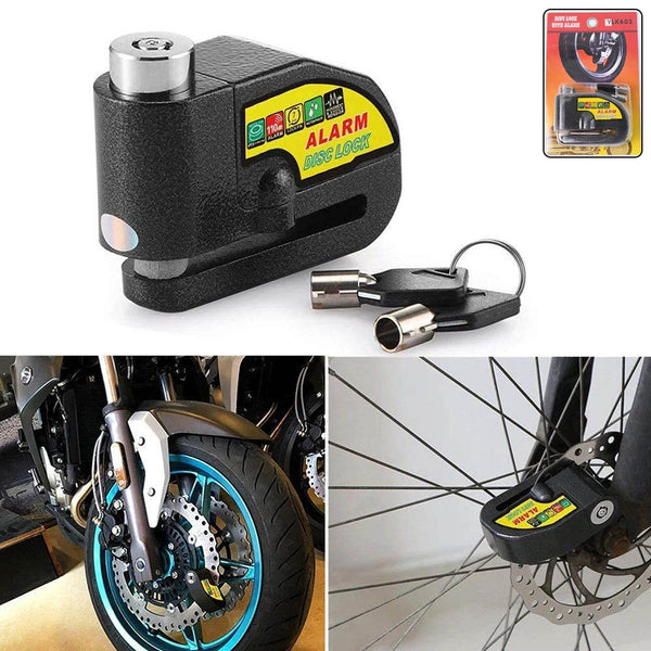 Alarm Disc Lock Motorbike Anti-Theft Disc Brake Lock (1 Pc / With 2 Key) - dailyneed.life