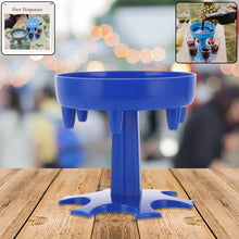 6-Way Plastic Shot Glass Dispenser with Holder Stand (1 Pc) - dailyneed.life