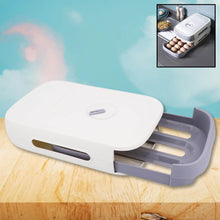 Egg Storage Box Plastic Egg Drawer Fridge Egg Organizer Egg Keeper Refrigerator Egg Drawer Plastic Egg Carton Covered Egg Holder Pantry Egg Bin Household Egg Tray (1 Pc) - dailyneed.life