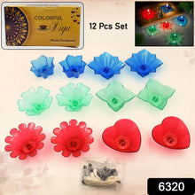 Magical Reflection Diya Set with 6 Attractive Design Cup Set Of 12 Pieces, Diwali - dailyneed.life