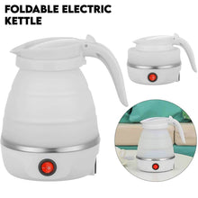Travel Folding Electric Kettle 600W - (304 Stainless Steel & Silicone) - dailyneed.life