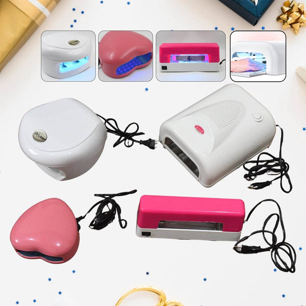 LED UV Lamp Nail Dryer Gel Nail Lamp Nail Polish Curing Lamp (1 Pc / Mix Design) - dailyneed.life