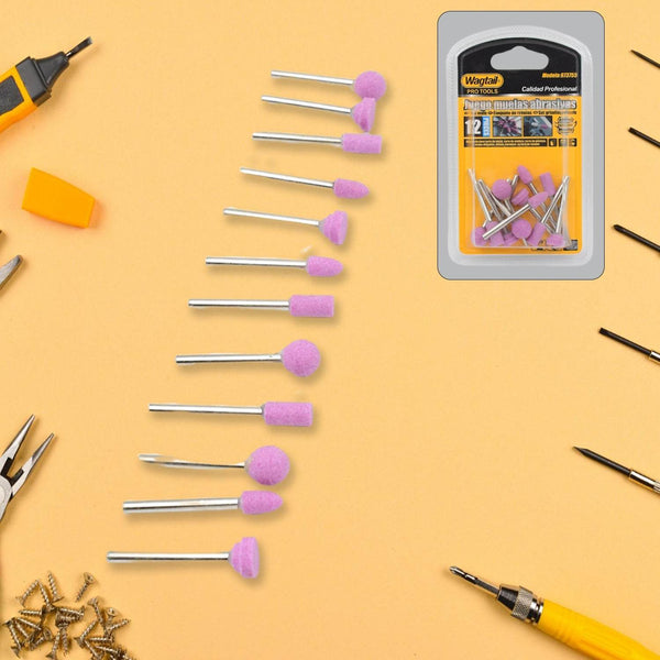 Grinding Wheels Head, Grinding Head (Different Design / 12 Pcs Set) - dailyneed.life